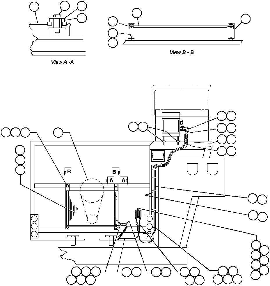 Dump Trucks Komatsu / AFE32-DG 830E                GREENHILLS(AFE32-DG) / AIR CONDITIONING PIPING & INSTALLATION(174 : 41118)