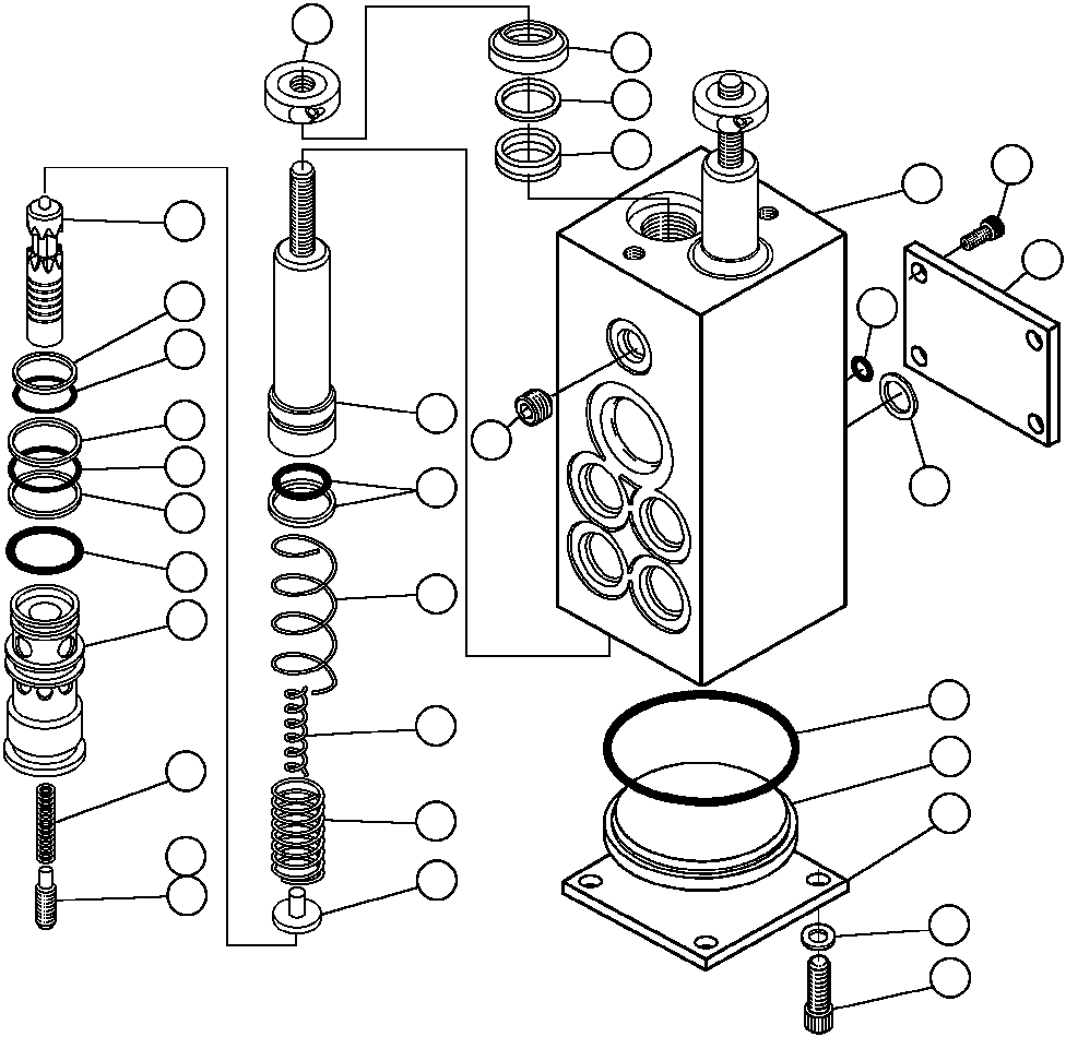 Dump Trucks Komatsu / AFE32-DG 830E                GREENHILLS(AFE32-DG) / BRAKE VALVE SUB-ASSM - 1 (VE8527)(274 : 40756)