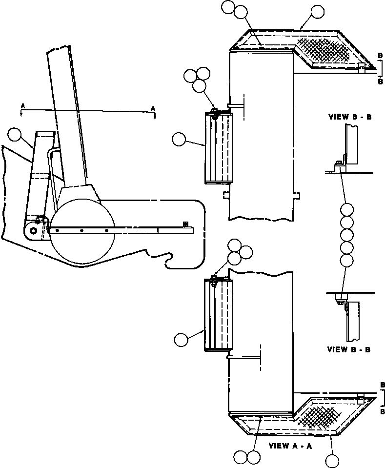 Dump Trucks Komatsu / AFE32-DS 830E S/N 32546 & 32553-32557  R.W. MILLER(AFE32-DS) / ACCESS LADDER & STEP INSTL(024 : 40583)