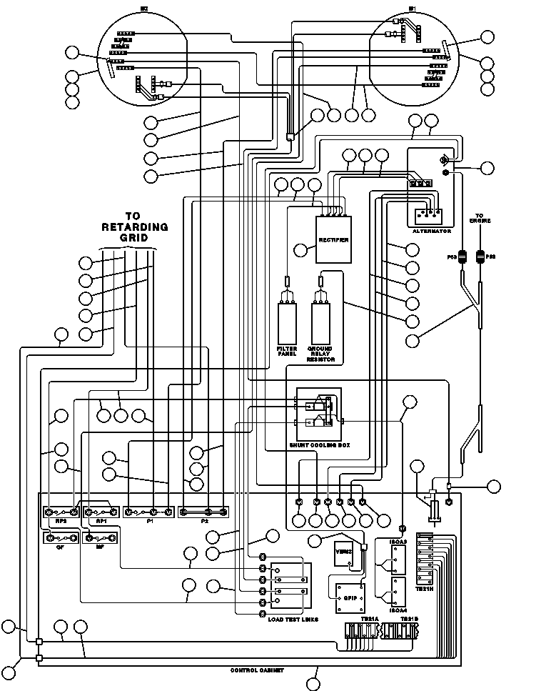 Dump Trucks Komatsu / AFE32-DS 830E S/N 32546 & 32553-32557  R.W. MILLER(AFE32-DS) / ELECTRIC POWER COMPONENTS WIRING(194 : 40712)