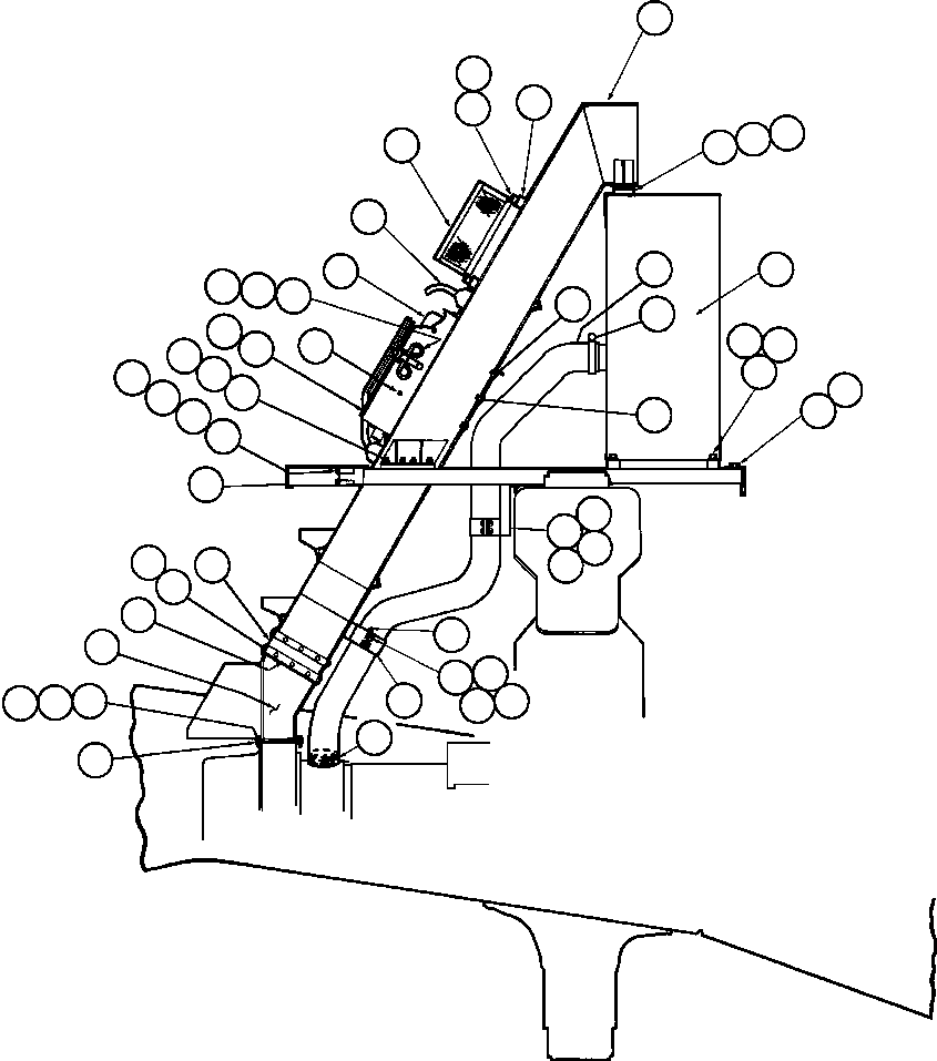 Dump Trucks Komatsu / AFE32-DS 830E S/N 32546 & 32553-32557  R.W. MILLER(AFE32-DS) / BLOWER INLET & COOLING AIR INSTL(200 : 40652)
