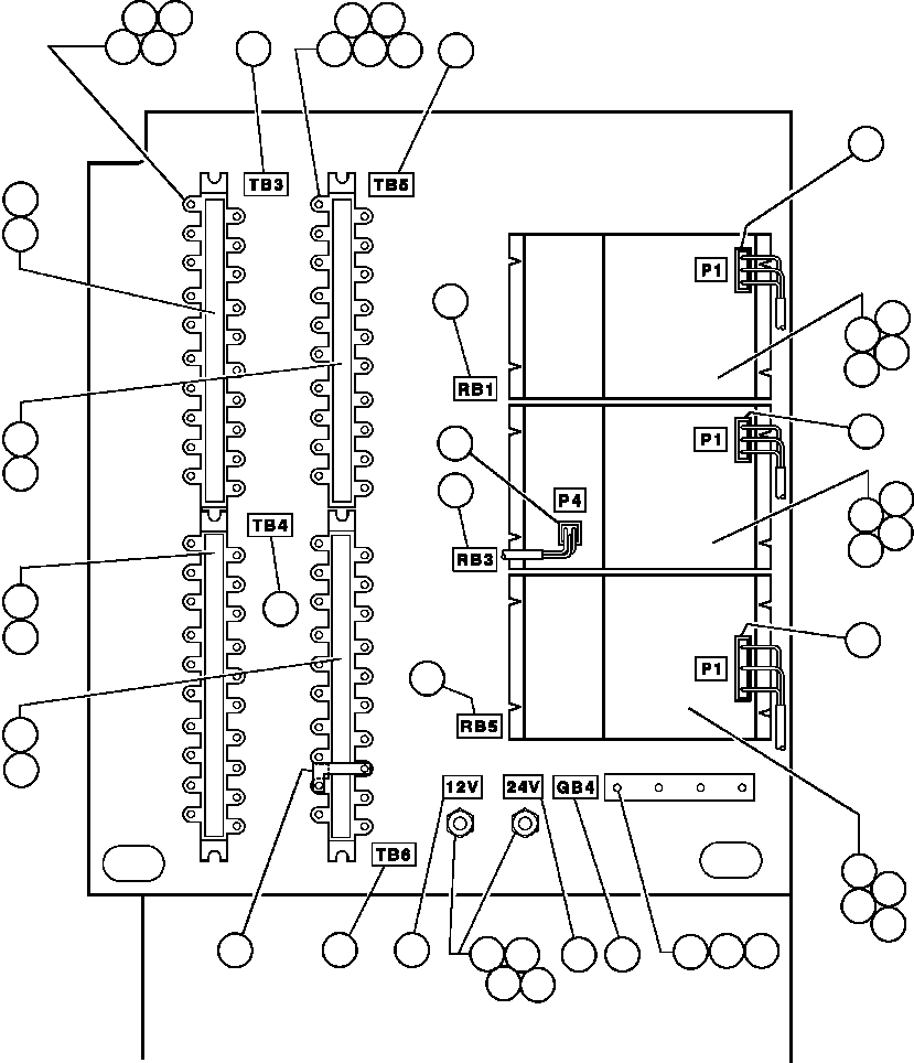 Dump Trucks Komatsu / AFE32-DS 830E S/N 32546 & 32553-32557  R.W. MILLER(AFE32-DS) / JUNCTION BOX ASSM(234 : 41134)