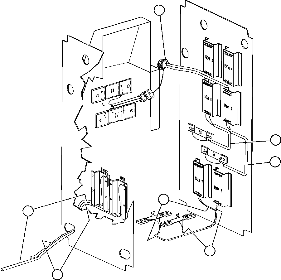 Dump Trucks Komatsu / AFE32-DS 830E S/N 32546 & 32553-32557  R.W. MILLER(AFE32-DS) / CONTROL CABINET WIRING - 3(270 : 41013)