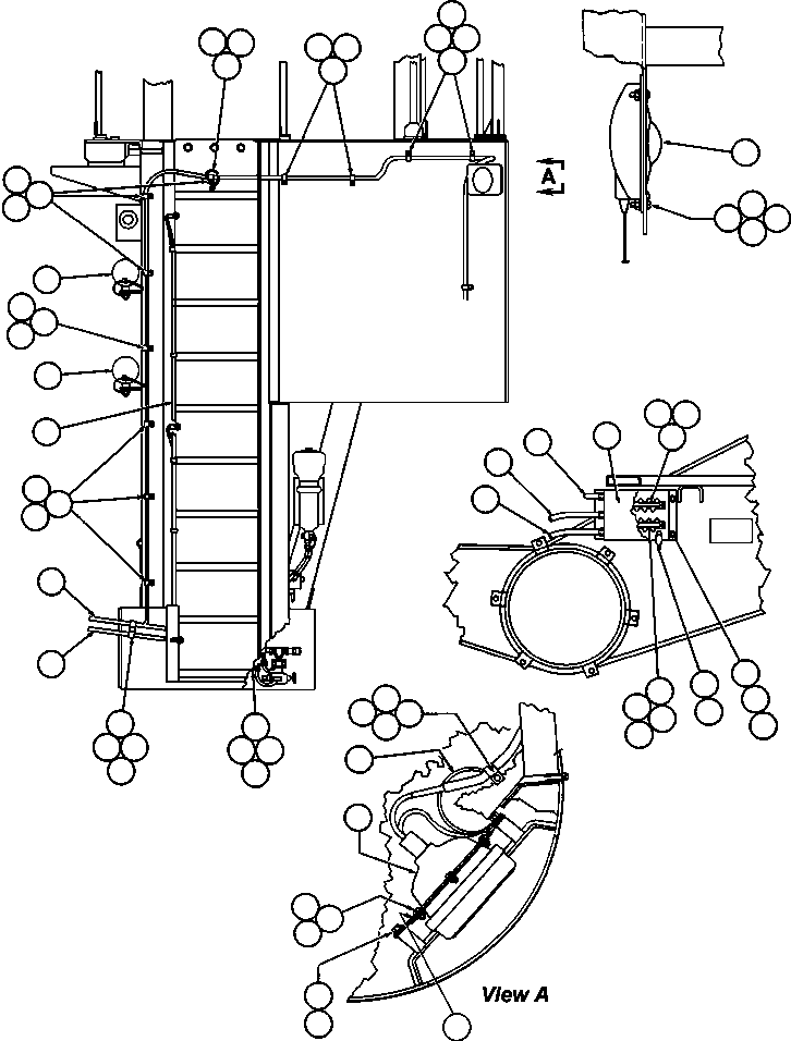 Dump Trucks Komatsu / AFE32-DS 830E S/N 32546 & 32553-32557  R.W. MILLER(AFE32-DS) / LEFT UPRIGHT ELECTRICAL GROUP(344 : 40146)