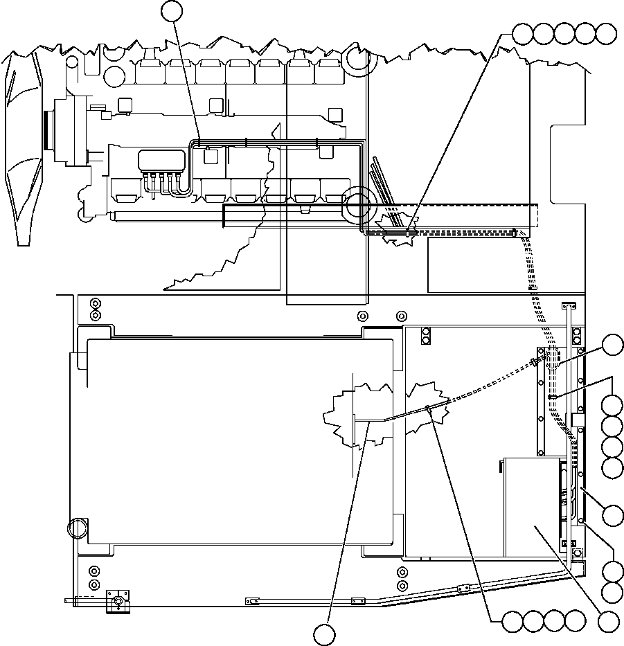 Dump Trucks Komatsu / AFE32-DS 830E S/N 32546 & 32553-32557  R.W. MILLER(AFE32-DS) / ENGINE WIRING (MTU) - 1(370 : 40958)