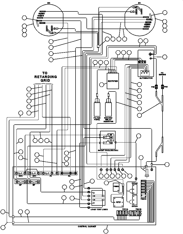 Dump Trucks Komatsu / AFE32-ED 830E                 COLLAHUASI(AFE32-ED) / ELECTRIC POWER COMPONENTS WIRING(210 : 40712)