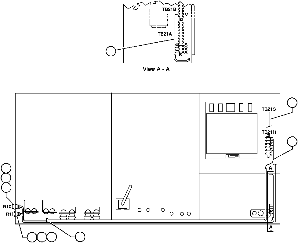 Komatsu parts book diagram for AFE32-ED 830E                 COLLAHUASI: 7 STEP RETARD (CABINET)