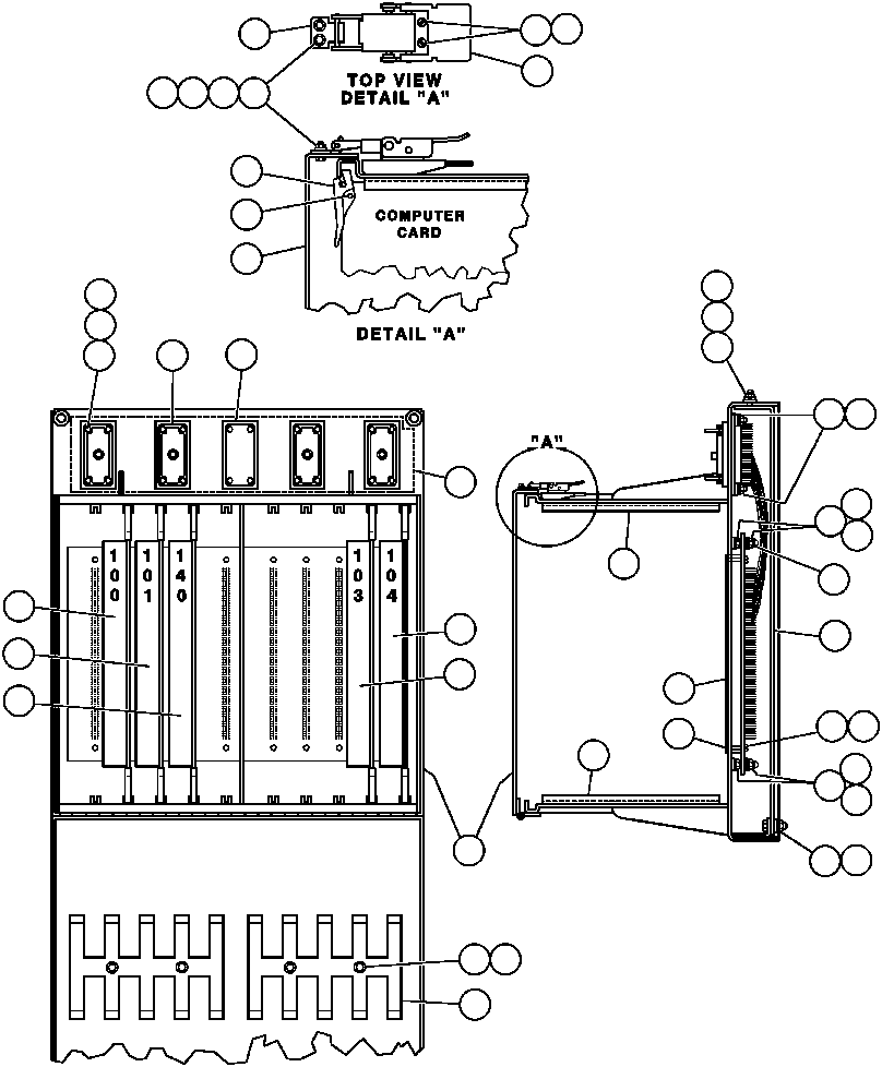Komatsu parts book diagram for AFE32-ED 830E                 COLLAHUASI: STATEX III CONTROL CABINET (PB8946)