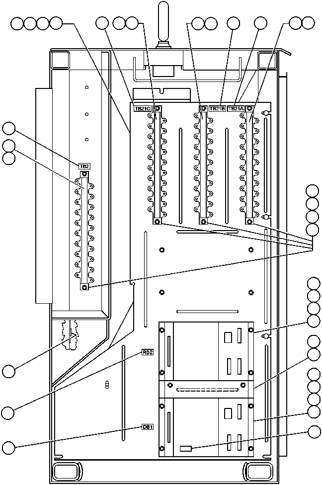 Dump Trucks Komatsu / AFE32-ED 830E                 COLLAHUASI(AFE32-ED) / CONTROL CABINET ASSM - 9(282 : 41135)