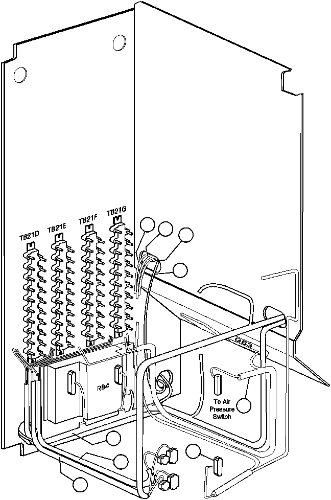 Komatsu parts book diagram for AFE32-ED 830E                 COLLAHUASI: CONTROL CABINET WIRING - 2