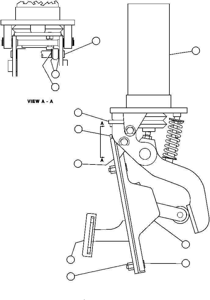 Komatsu parts book diagram for AFE32-ED 830E                 COLLAHUASI: RETARD/BRAKE VALVE ASSM (PB9555)