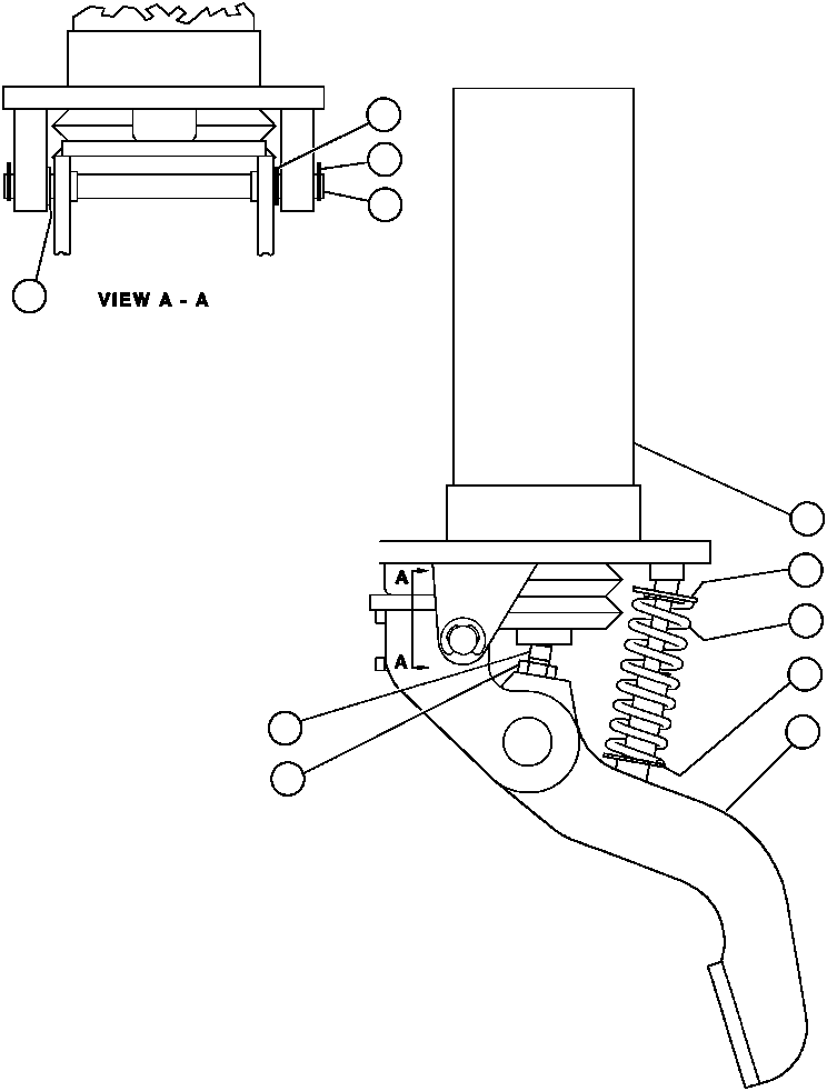 Komatsu parts book diagram for AFE32-ED 830E                 COLLAHUASI: BRAKE VALVE ASSM (BF1851)