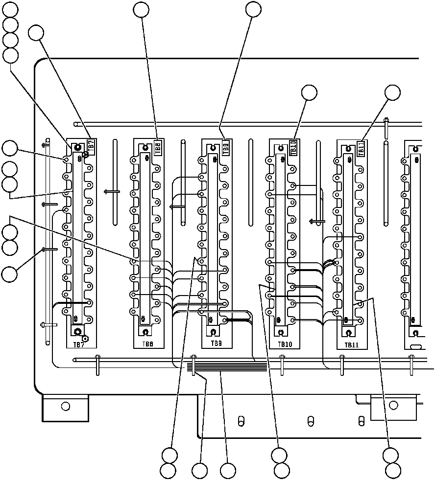 Komatsu parts book diagram for AFE32-ED 830E                 COLLAHUASI: ELECTRICAL COMPARTMENT - 24 VOLT