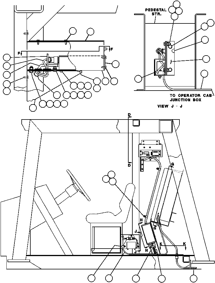 Komatsu parts book diagram for AFE32-ED 830E                 COLLAHUASI: PAYLOAD METER/ON BOARD WEIGHING SYSTEM - 2