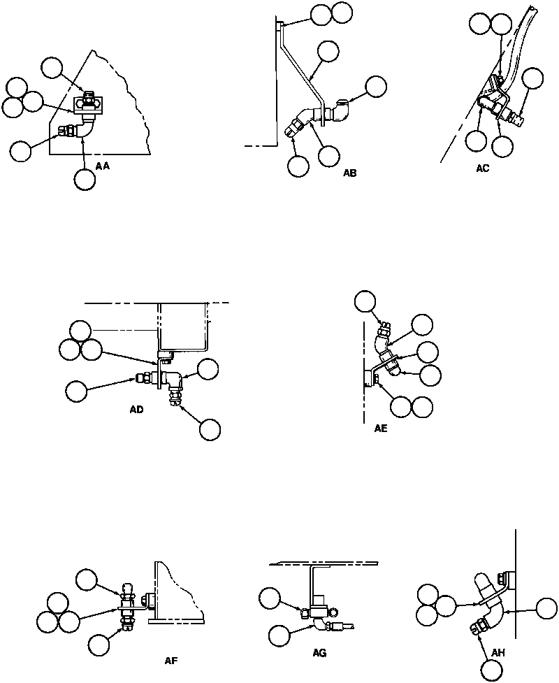 Komatsu parts book diagram for AFE32-ED 830E                 COLLAHUASI: FIRE CONTROL INSTL - 2