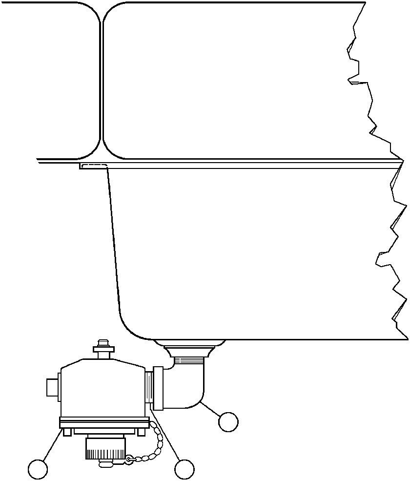 Komatsu parts book diagram for AFE32-ED 830E                 COLLAHUASI: OIL SAMPLER INSTALLATION (EB0232)