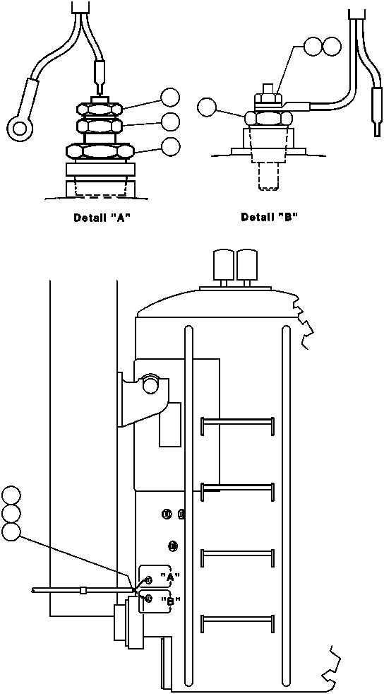 Komatsu parts book diagram for AFE32-ED 830E                 COLLAHUASI: HYDRAULIC LOW LEVEL & TEMPERATURE