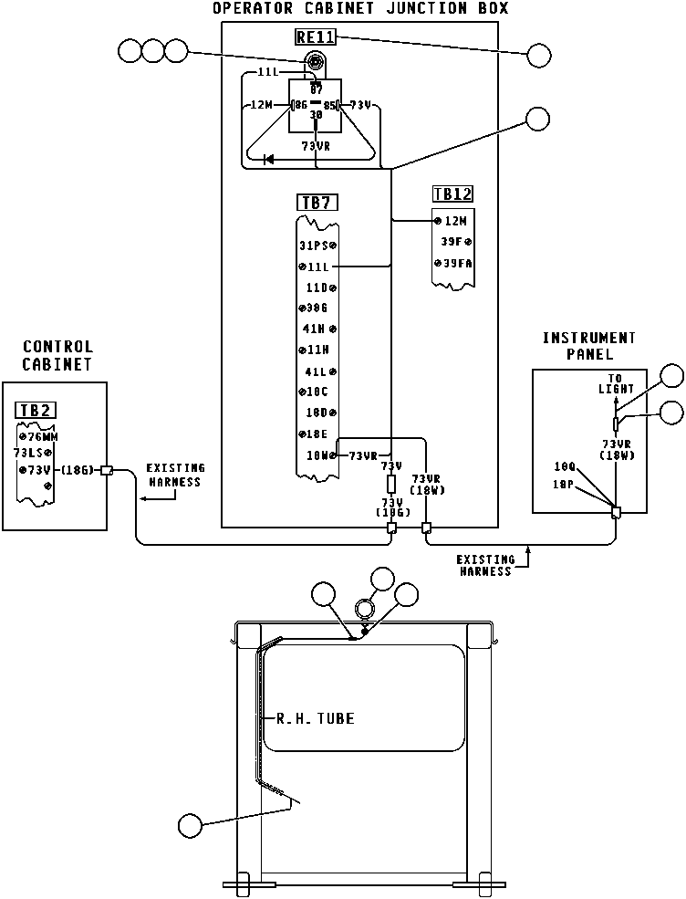 Komatsu parts book diagram for AFE32-ED 830E                 COLLAHUASI: OVERSPEED WARNING LIGHT