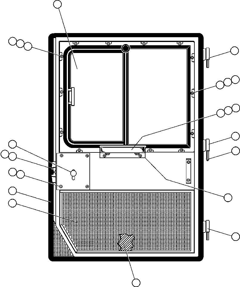 Dump Trucks Komatsu / AFE32-EW 830E S/N 32753 & 32757 BHP ROBINSON(AFE32-EW) / DOOR ASSEMBLY - R.H. (BF3652)(150 : 41305)