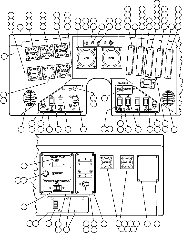 Dump Trucks Komatsu / AFE32-EW 830E S/N 32753 & 32757 BHP ROBINSON(AFE32-EW) / INSTRUMENT PANEL(168 : 41125)