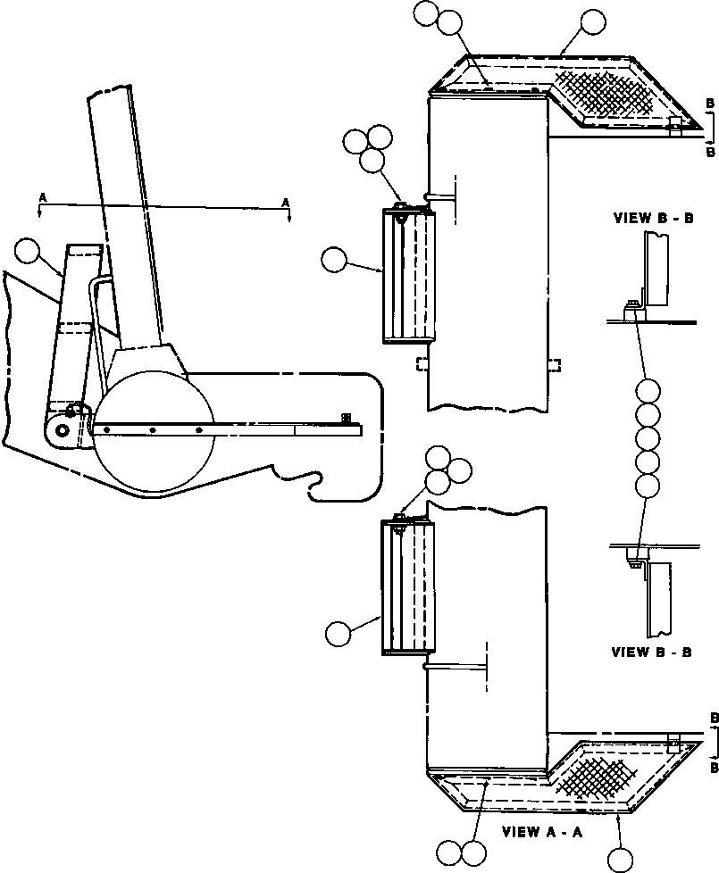 Komatsu parts book diagram for AFE32-EZ 830E                 COLLAHUASI: ACCESS LADDER & STEP INSTALLATION