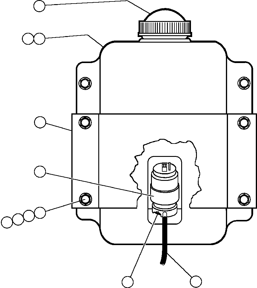 Komatsu parts book diagram for AFE32-EZ 830E                 COLLAHUASI: WINDSHIELD WASHER INSTALLATION