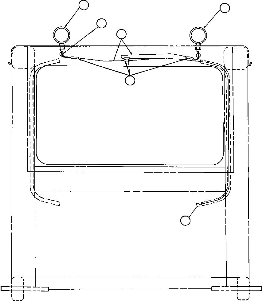 Komatsu parts book diagram for AFE32-EZ 830E                 COLLAHUASI: STOP & RETARDER LIGHT