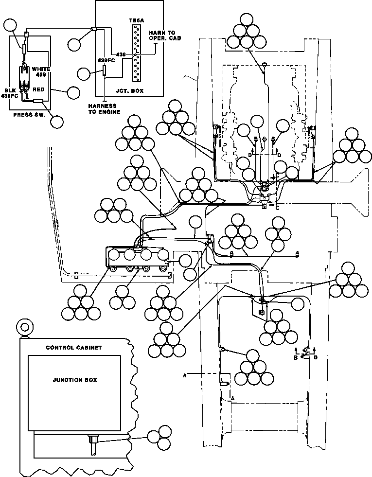 Komatsu parts book diagram for AFE32-EZ 830E                 COLLAHUASI: FIRE CONTROL SYSTEM