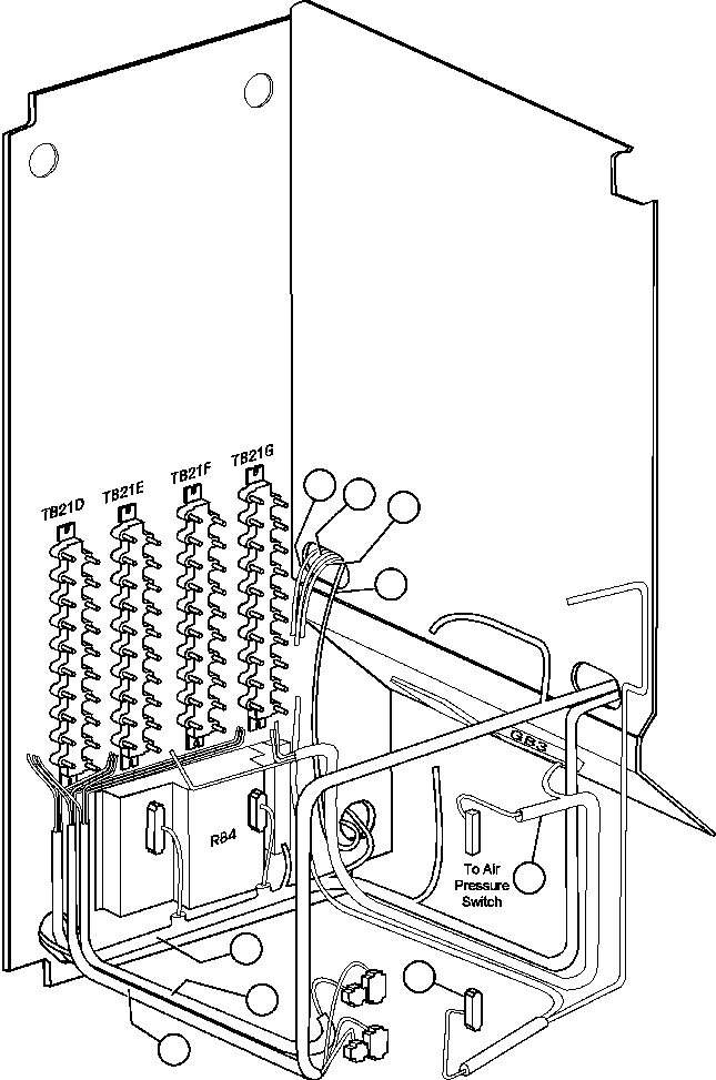 Komatsu parts book diagram for AFE32-EZ 830E                 COLLAHUASI: CONTROL CABINET WIRING - 2