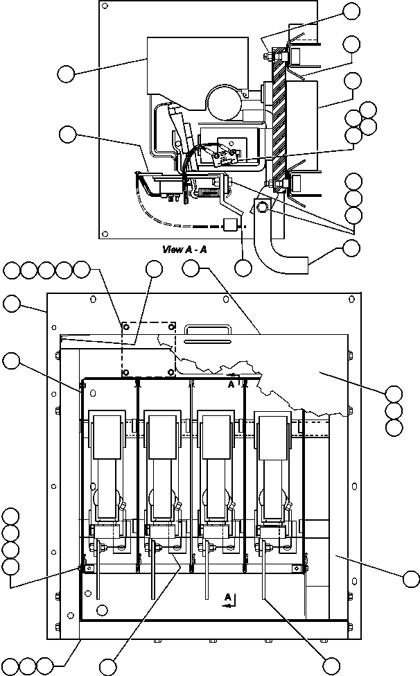 Komatsu parts book diagram for AFE32-EZ 830E                 COLLAHUASI: RETARD MODULE - 4 STEP (EG3869)