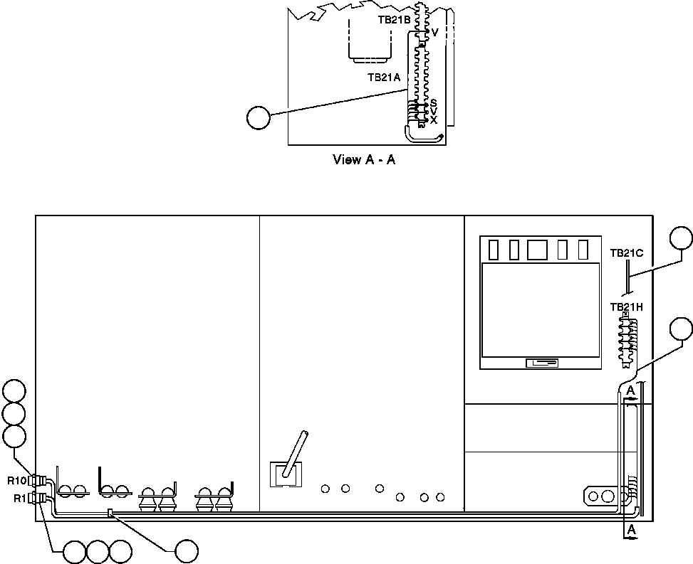 Komatsu parts book diagram for AFE32-EZ 830E                 COLLAHUASI: 7 STEP RETARD (CABINET)