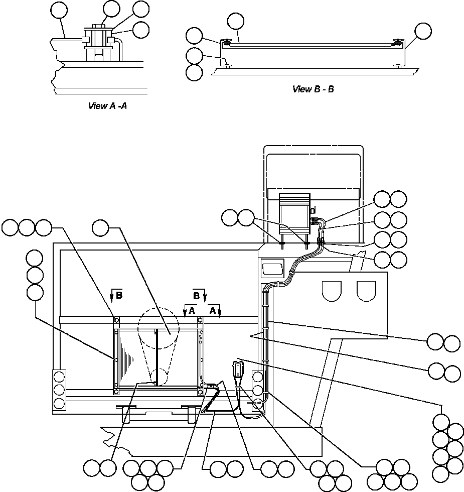 Komatsu parts book diagram for AFE32-FA 830E                 COLLAHUASI: AIR CONDITIONING PIPING & INSTALLATION