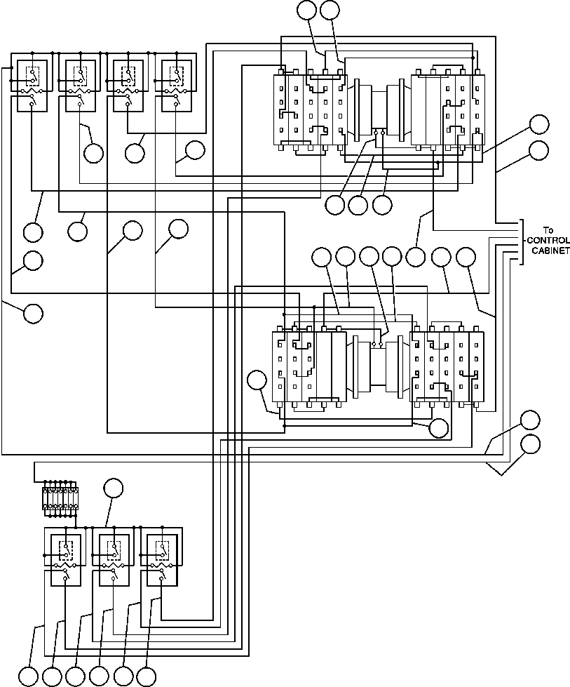 Komatsu parts book diagram for AFE32-FA 830E                 COLLAHUASI: ELECTRIC POWER COMPONENTS WIRING - 1