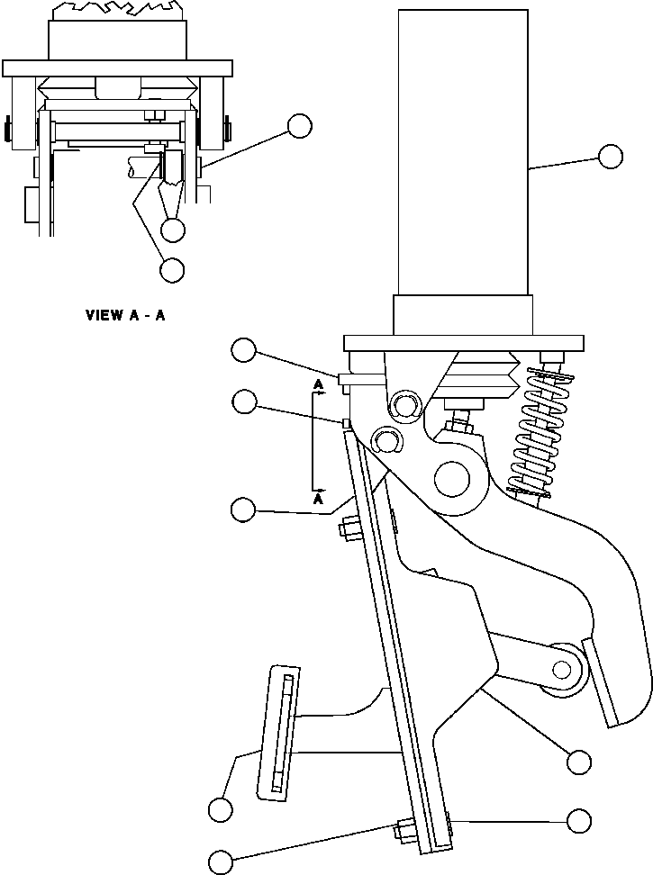 Komatsu parts book diagram for AFE32-FA 830E                 COLLAHUASI: RETARD/BRAKE VALVE ASSEMBLY (PB9555)
