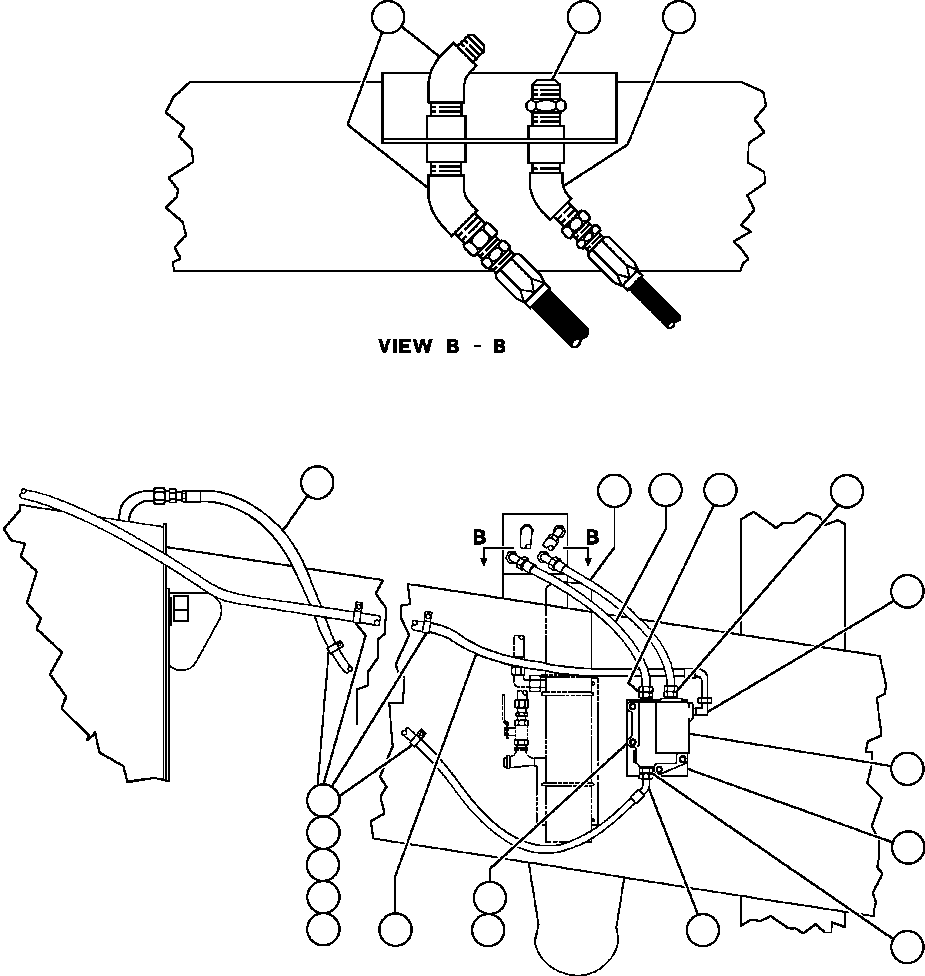Komatsu parts book diagram for AFE32-FA 830E                 COLLAHUASI: FUEL HEATER INSTALLATION