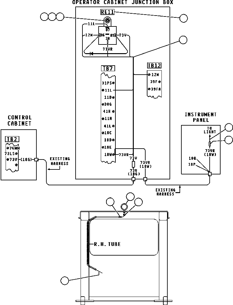 Komatsu parts book diagram for AFE32-FA 830E                 COLLAHUASI: OVERSPEED WARNING LIGHT
