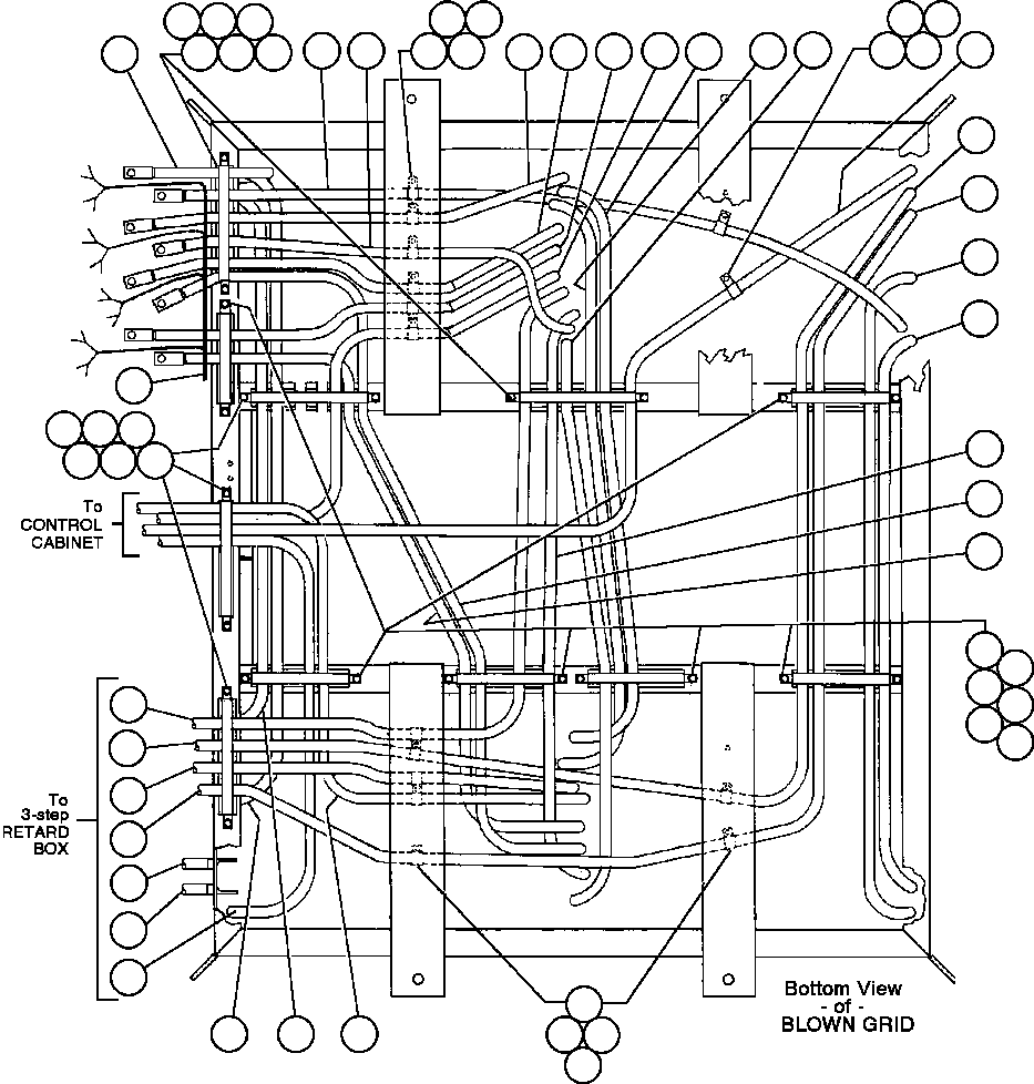 Komatsu parts book diagram for AFE32-FA 830E                 COLLAHUASI: BLOWN GRID - 7 STEP RETARDING - 5