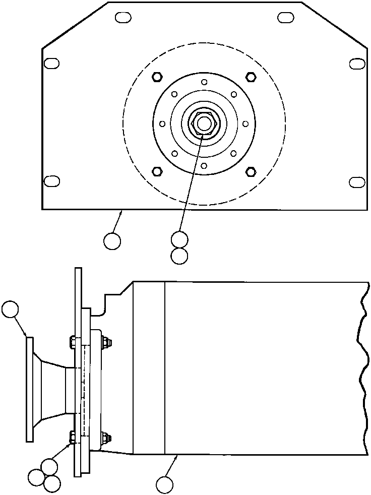 Komatsu parts book diagram for AFE32-Y 830E S/N 31588,31589,31631,31632: HOIST PUMP INSTL