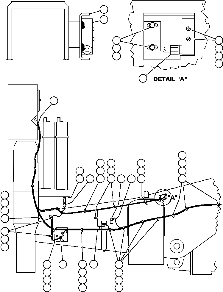 Komatsu parts book diagram for AFE42-GA 630E GLIDER KIT - AK5157 S/N GAE2209 & UP      MAGNUM HOBET: HOIST LIMIT & BODY UP INTERLOCK SWITCH