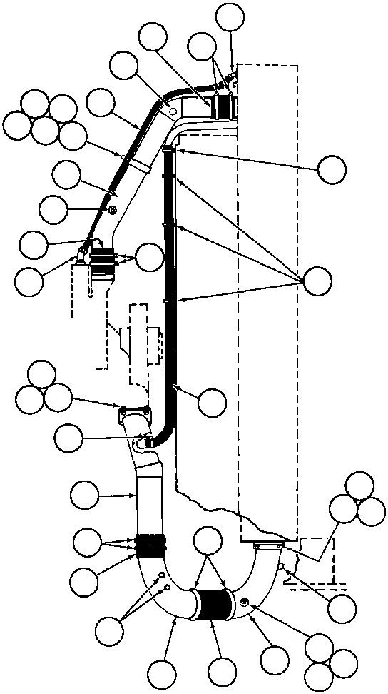 Dump Trucks Komatsu / AFE43-AD 685E                 ARCH MINERAL(AFE43-AD) / RADIATOR PIPING(024 : 35224)