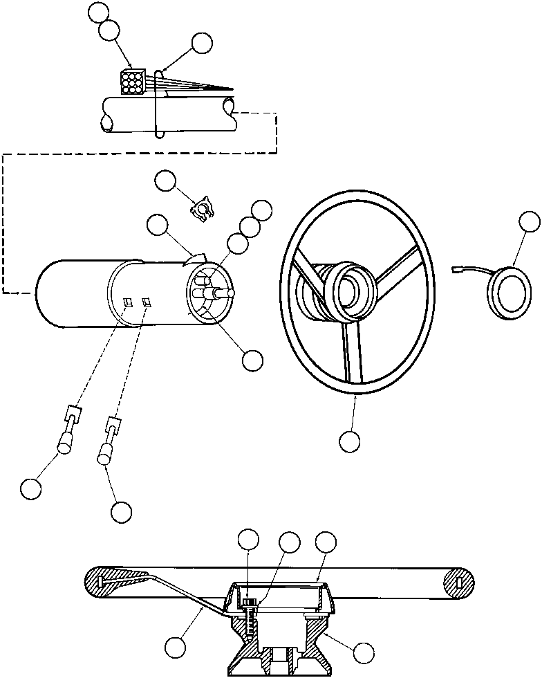 Dump Trucks Komatsu / AFE43-AD 685E                 ARCH MINERAL(AFE43-AD) / STEERING COLUMN INSTL(092 : 15518)