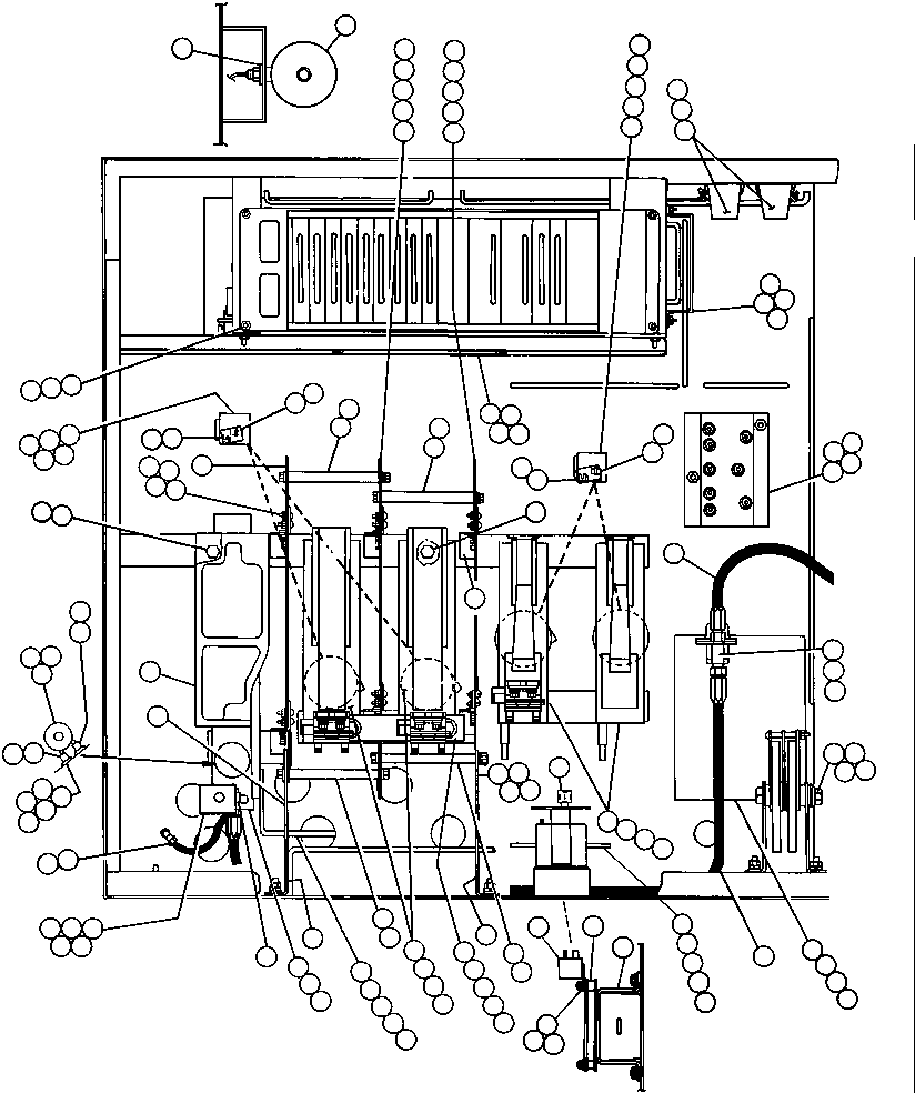 Dump Trucks Komatsu / AFE43-AD 685E                 ARCH MINERAL(AFE43-AD) / CONTROL CABINET ASSM(222 : 30481)