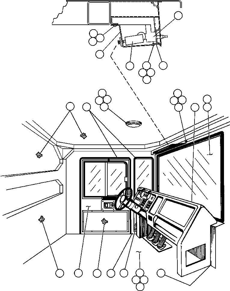 Dump Trucks Komatsu / AFE43-AQ 685E S/N 32261 & 32262 JWANENG(AFE43-AQ) / CAB ASSM W/ROPS (ED0254)(136 : 35202)