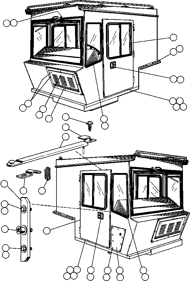 Dump Trucks Komatsu / AFE43-AQ 685E S/N 32261 & 32262 JWANENG(AFE43-AQ) / CAB ASSM W/ROPS - 1 (ED0254)(138 : 30548)