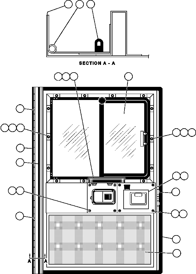 Dump Trucks Komatsu / AFE43-AQ 685E S/N 32261 & 32262 JWANENG(AFE43-AQ) / DOOR ASSM (VE8515-L.H.)(142 : 35266)