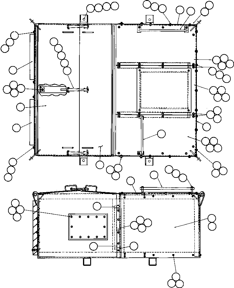 Dump Trucks Komatsu / AFE43-AQ 685E S/N 32261 & 32262 JWANENG(AFE43-AQ) / BLOWN GRID MODULE(206 : 35167)