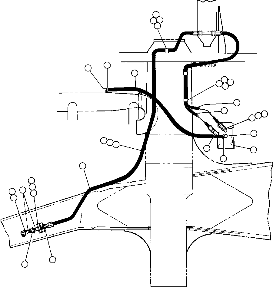 Dump Trucks Komatsu / AFE43-AQ 685E S/N 32261 & 32262 JWANENG(AFE43-AQ) / AIR COMPRESSOR PIPING & INSTL(314 : 30052)