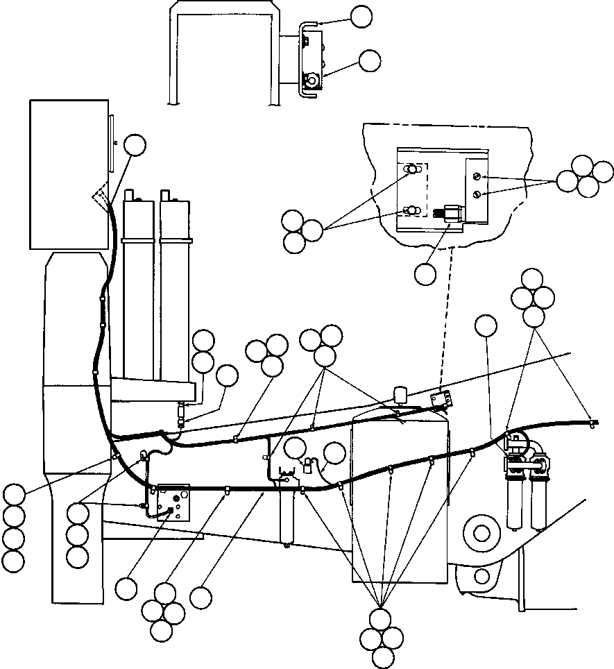 Dump Trucks Komatsu / AFE43-AQ 685E S/N 32261 & 32262 JWANENG(AFE43-AQ) / HOIST LIMIT & BODY UP INTERLOCK SWITCH(344 : 35314)