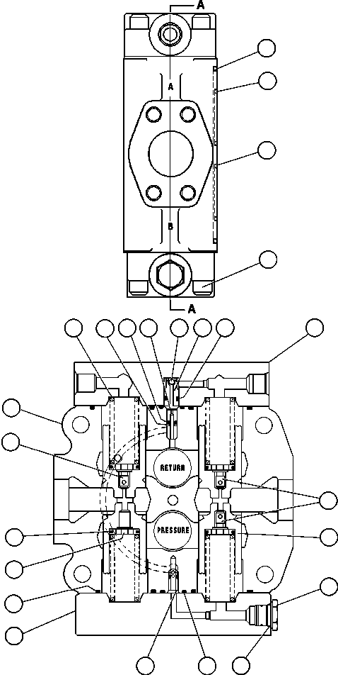 Dump Trucks Komatsu / AFE43-AQ 685E S/N 32261 & 32262 JWANENG(AFE43-AQ) / SPOOL SECTION ASSM (VE6208)(392 : 30363)