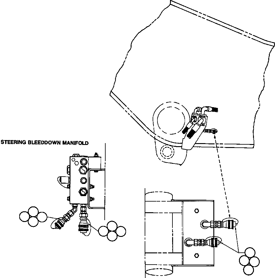 Dump Trucks Komatsu / AFE43-AQ 685E S/N 32261 & 32262 JWANENG(AFE43-AQ) / QUICK DISCONNECT - HOIST & STEERING(436 : 14592)